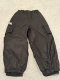 Black Reflective Logo Baggy Snow pants